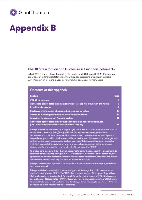 ‘Presentation and Disclosure in Financial Statements’