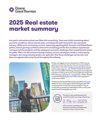 Download 2025 Real estate market summary
