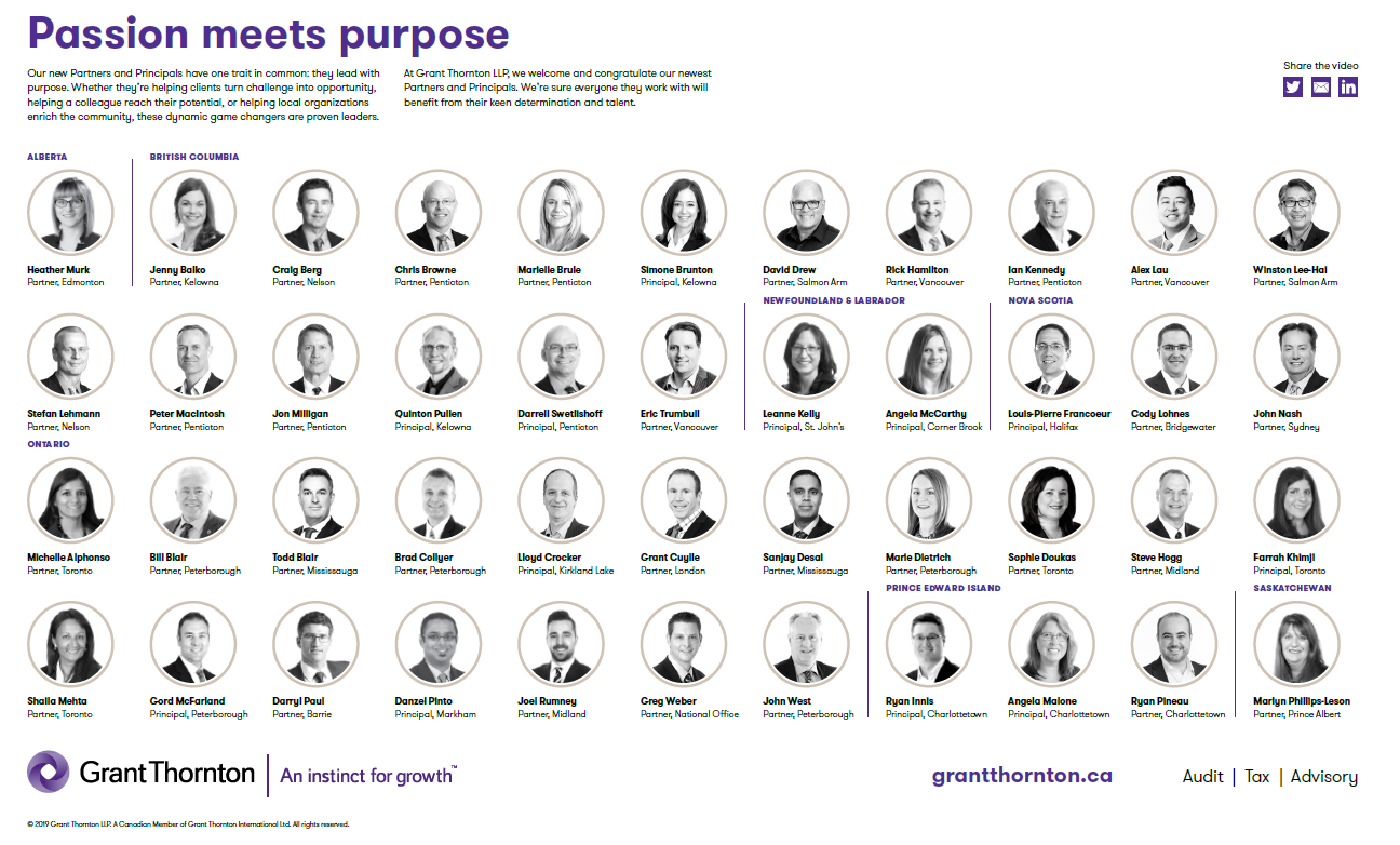 New Partners and Principals | Doane Grant Thornton LLP