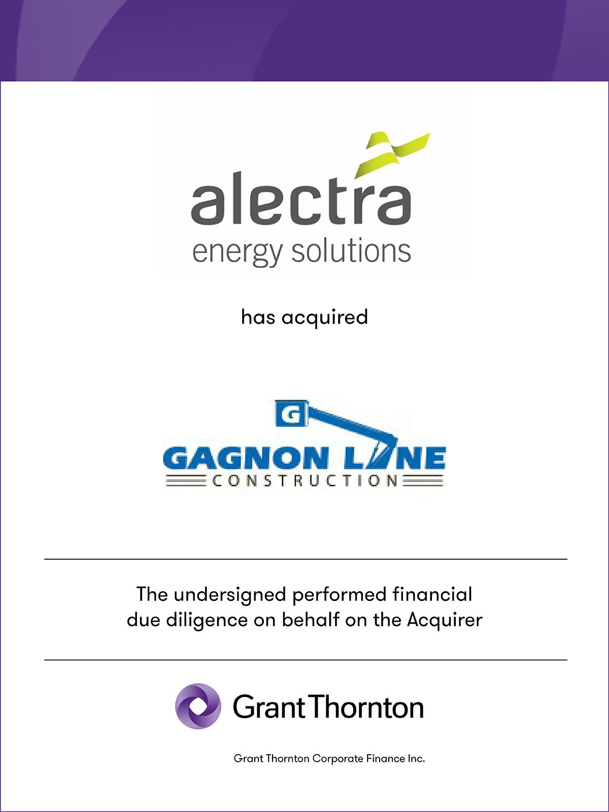 Alectra acquires Gagnon