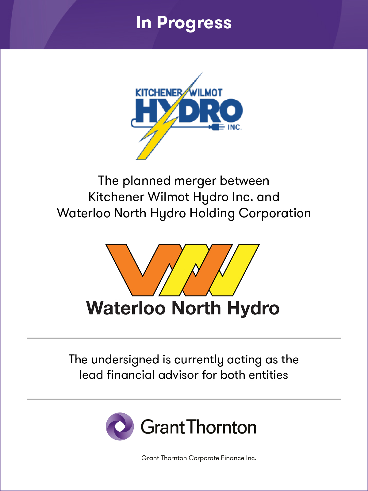 Kitchener Wilmot Hydro + Waterloo North Hydro