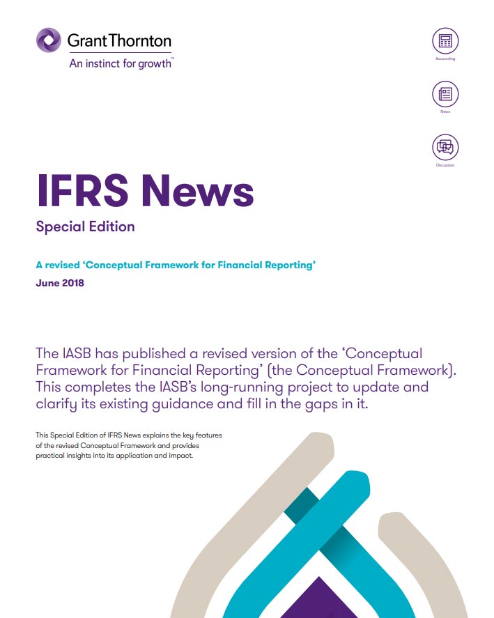 Download the IFRS News: A revised ‘Conceptual Framework for Financial Reporting