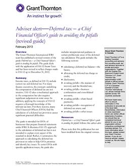 Download the deferred tax – a Chief Financial Officer’s guide to avoiding the pitfalls