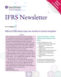 Download the IASB and FASB release major new standard on revenue recognition