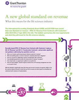 Download the new global standard on revenue - What this means for the life sciences industry