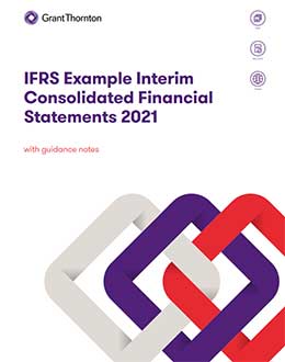 Download the IFRS Example Interim  Consolidated Financial  Statements 2021