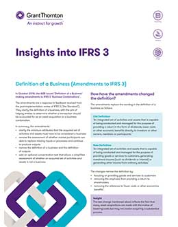 Download the Insights into IFRS 3: Definition of a Business (Amendments to IFRS 3)