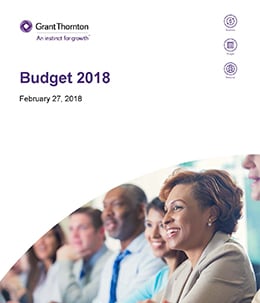 2018 federal budget