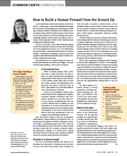 Human firewall article