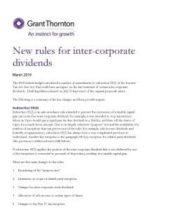 new rules intercorporate cover