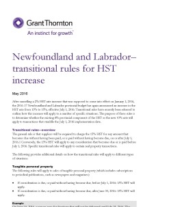 newfoundland labrador transitional cover