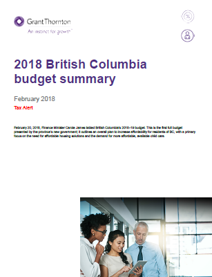 2018 bc budget