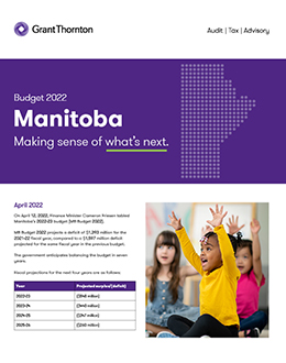 2022 Manitoba budget summary