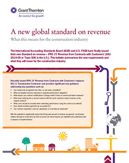 Download the new global standard on revenue - What this means for the construction industry