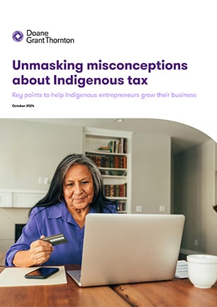 Unmasking misconceptions about Indigenous tax