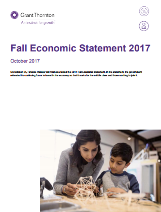 Fall economic update 2017